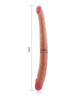 Censan 14 İnç King Size Realistic Ladykiller Tapered Double Penetration - Görsel 4