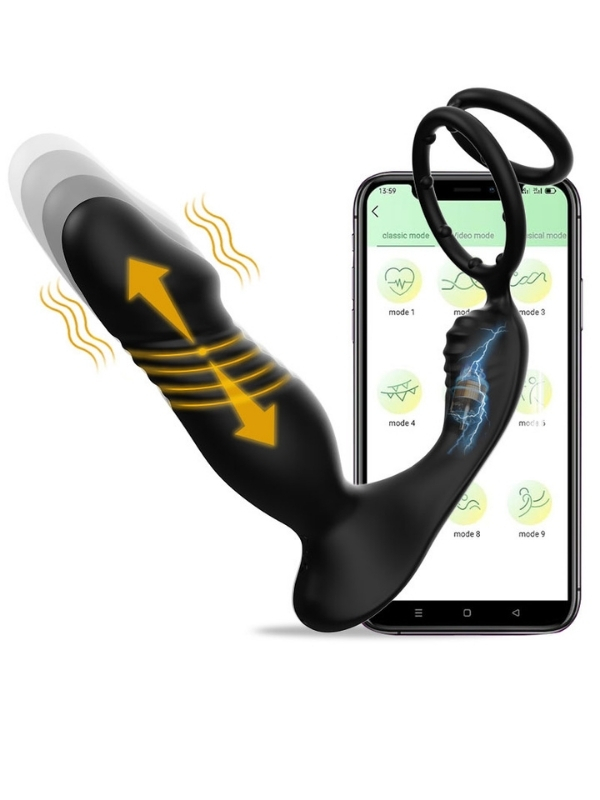 censan-5in1-telefon-kontrollu-titresimli-ileri-geri-vibrator-1122497-1 Censan 5in1 Telefon Kontrollü Titreşimli İleri Geri Vibratör - Görsel 1