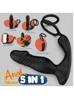 Censan 5in1 Telefon Kontrollü Titreşimli İleri Geri Vibratör - Görsel 2