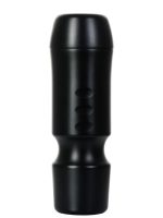 Censan Ağız Oral Mastürbator TPE Siyah 24 cm - Görsel 2