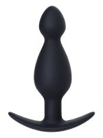 CENSAN Anal Plug boyut M silikon siyah 11,5 cm - Görsel 2