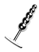 CENSAN Anal Plug Metal gümüş 15,5 cm - Görsel 2