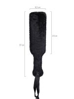 Censan Anonymo BDSM Kırbaç 0009 Kadife Kadife Kırmızı 37 cm - Görsel 4