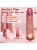 Censan App Kontrollü Penis Kılıfı – Uzaktan Kumandalı, Şarjlı, Titreşimli Realistik Kılıf - Görsel 2