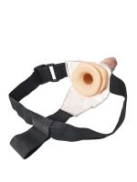 Censan Belden Bağlamalı Strapon  PVC Ten 18 cm - Görsel 5