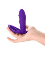 Censan Fash Klitoral Uyarıcılı Vibratör  mor 12 cm - Görsel 5
