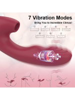 Censan FoxShow Kissers G10 Şarjlı Akıllı Rabbit Vibratör – G-Spot & Klitoris Uyarıcı | Çift Motorlu | Dalga Hareketli | Su Geçirmez - Görsel 5