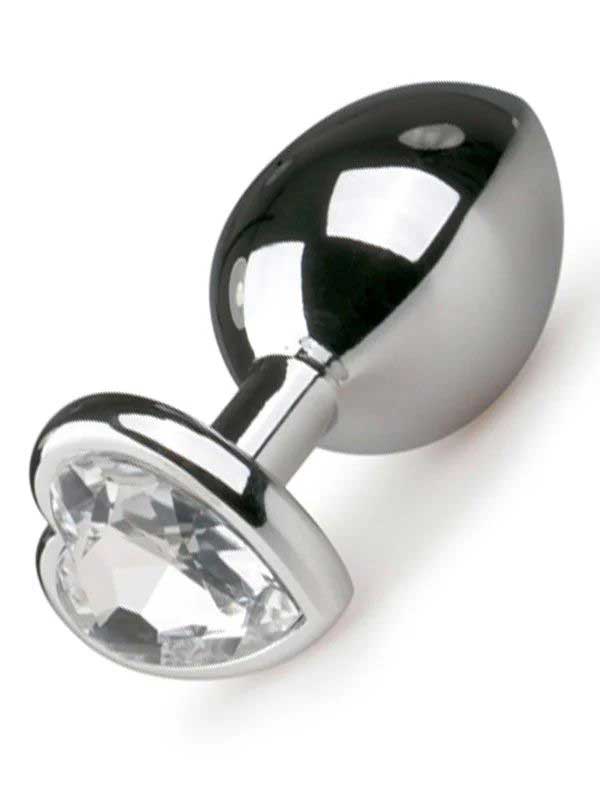 censan-gumus-renkli-kalpli-celik-anal-plug-kucuk-boy-13537-1 Censan Gümüş Renkli Kalpli Çelik Anal Plug - Küçük Boy - Görsel 1