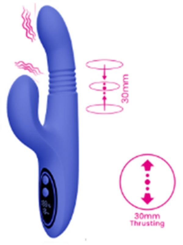 censan-ileri-geri-hareketli-thrusting-rabbit-vibrator-30mm-itme-ozellikli-cift-uyarim-1590478-1 Censan İleri-Geri Hareketli (Thrusting) Rabbit Vibratör – 30mm İtme Özellikli Çift Uyarım - Görsel 1