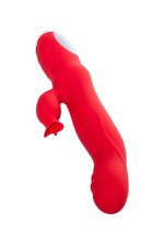 Censan Jos Redli 21cm Kırmızı Klitoral Uyarıcılı Vibratör - Görsel 4