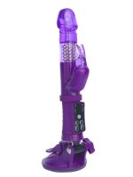 Censan Klitoral Uyarıcı Vibratör TPR Mor 22 cm - Görsel 5