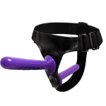Censan Mor Double Dong Belden Bağlamalı Çift Taraflı Bisex Dildo model 2
