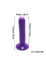 Censan Mor Double Dong Belden Bağlamalı Çift Taraflı Bisex Dildo model 2 - Görsel 3
