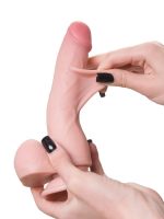 Censan My Babe Kıkırdaklı Deri Katmanlı My Pretty 20 cm Dildo - Görsel 4
