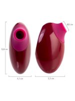 CENSAN Myrty Vakum Mastürbatör Bordo 9,8 cm - Görsel 2