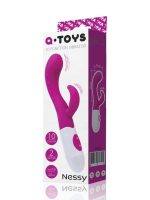 Censan Nessy Klitoral Uyarıcı Vibratör silikon pembe 20 cm - Görsel 3