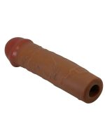 Censan Nile Gerçek Hissiyatlı Uzatıcı Penis Kılıfı Brown - Görsel 4