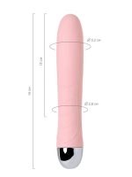 Censan PHYSİCS FAHRENHEİT Titreşimli Isıtmalı Vibratör Pembe 19 cm - Görsel 3