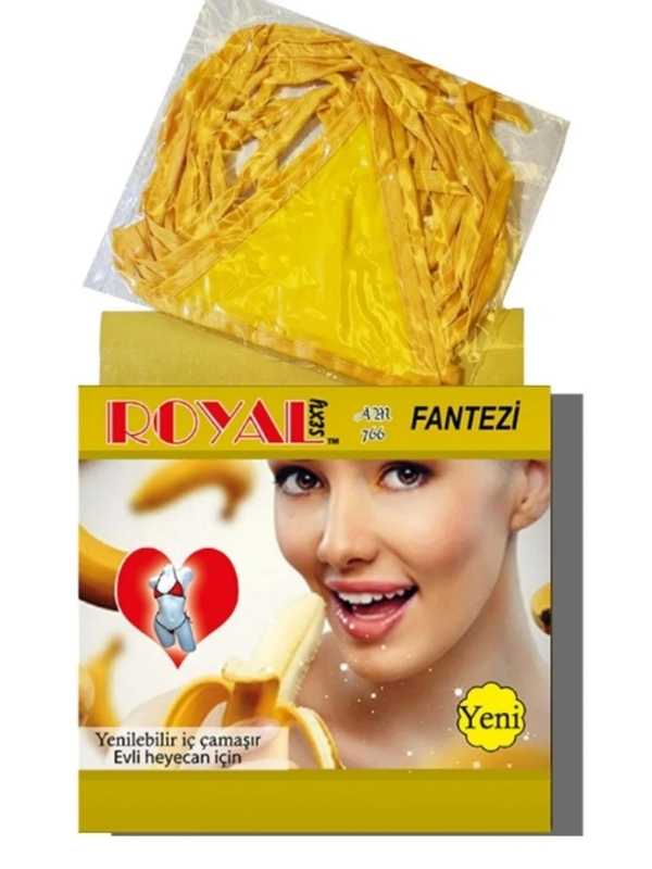 censan-royal-yenilebilir-tanga-sutyen-muz-aromali-1216877-1 Censan Royal Yenilebilir Tanga Sütyen Muz Aromalı - Görsel 1