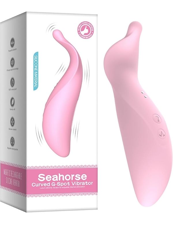 censan-seahorse-curved-g-spot-vibrator-802048-1 Censan seahorse curved g-spot vibratör - Görsel 1