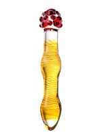 Censan Sexus Çift Taraflı Cam Dildo 18 cm