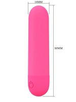 Censan Stefan Mini Massager Bullet Vibratör Kırmızı - Görsel 2