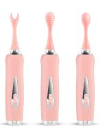 Censan Üç Başlıklı Değiştirilebilir Vibratör Pembe - Görsel 2