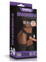 Censan Vibrating Easy Strapon Set 7.5 İnç Belden Bağlamalı