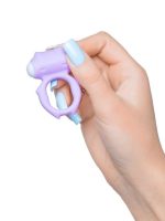 Censan Zort Titreşimli Penis Halkası silikon mor  2 cm - Görsel 5