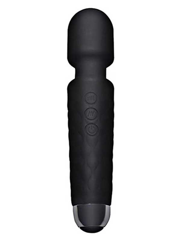 female-wand-massager-sarjli-vibrator-siyah-32018-1 Female Wand Massager Şarjlı Vibratör - Siyah - Görsel 1