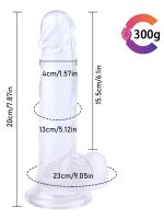 Noctis 20cm Beyaz Dildo No:17 - Görsel 5