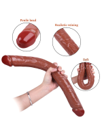 Noctis 46cm Kahverengi Çift Taraflı Dildo No:88 - Görsel 5