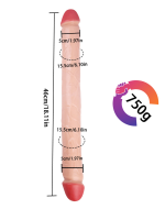 Noctis 46cm Realistik Çift Taraflı Dildo No:88 - Görsel 4