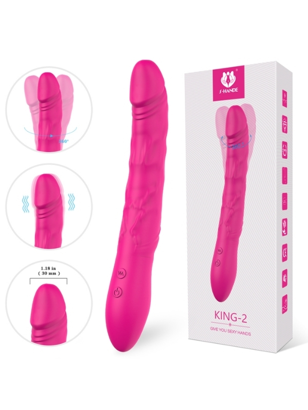 s-hande-king-2-modern-vibrator-pembe-991048-1 S-Hande King 2 Modern Vibratör Pembe - Görsel 1