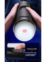 USB Şarjlı 10 Mod Titreşimli Sesli Akıllı Mastürbatör Siyah - Görsel 5