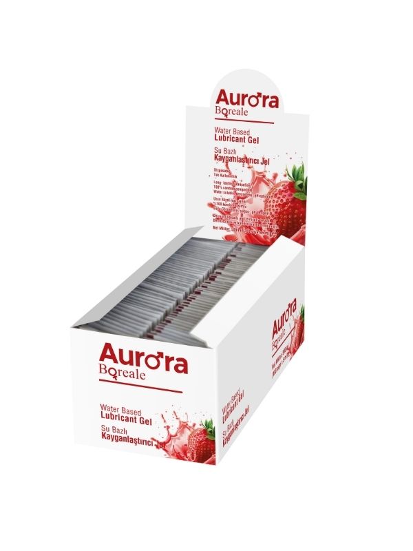 aurora-boreale-100-lu-5-ml-sase-cilekli-kayganlastirici-963200-1 Aurora Boreale 100 Lü 5 Ml Şase Çilekli Kayganlaştırıcı - Görsel 1