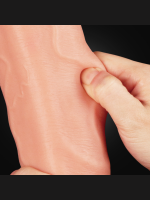 Censan 12 İnç Dual Layered Platinum Silicone Cock - Görsel 4