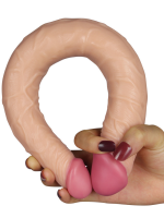 Censan 14 İnç King Size Realistic Ladykiller Tapered Double Penetration - Görsel 3