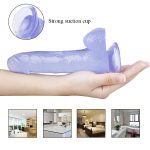 Censan 20CM Gerçekçi Mor Dildo Penis - Görsel 3