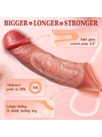 Censan 22 cm Ten Rengi Penis Kılıfı – Gerçekçi Dokulu Uzatıcı