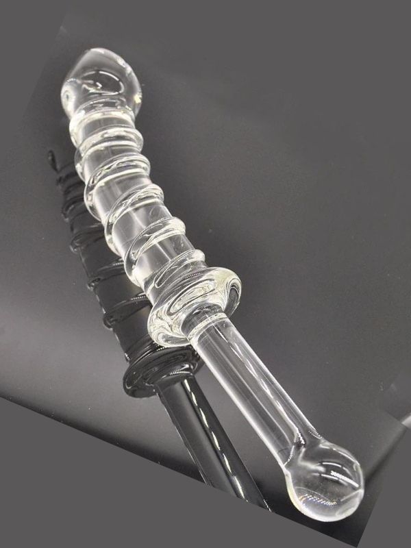 censan-23cm-tirtikli-cam-dildo-395936-1 CENSAN 23cm Tırtıklı Cam Dildo - Görsel 1