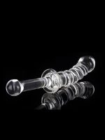 CENSAN 23cm Tırtıklı Cam Dildo - Görsel 4