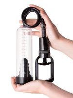 Censan 3 halkalı Penis Pompası PVC Şeffaf 20,5 cm - Görsel 3