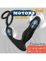 Censan 5in1 Telefon Kontrollü Titreşimli İleri Geri Vibratör - Görsel 4