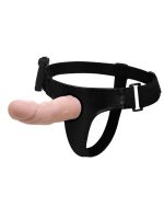 Censan 6 cm Dolgulu İçi Boş Titreşimli Belden Bağlamalı Straplon Kumandalı Vibratör