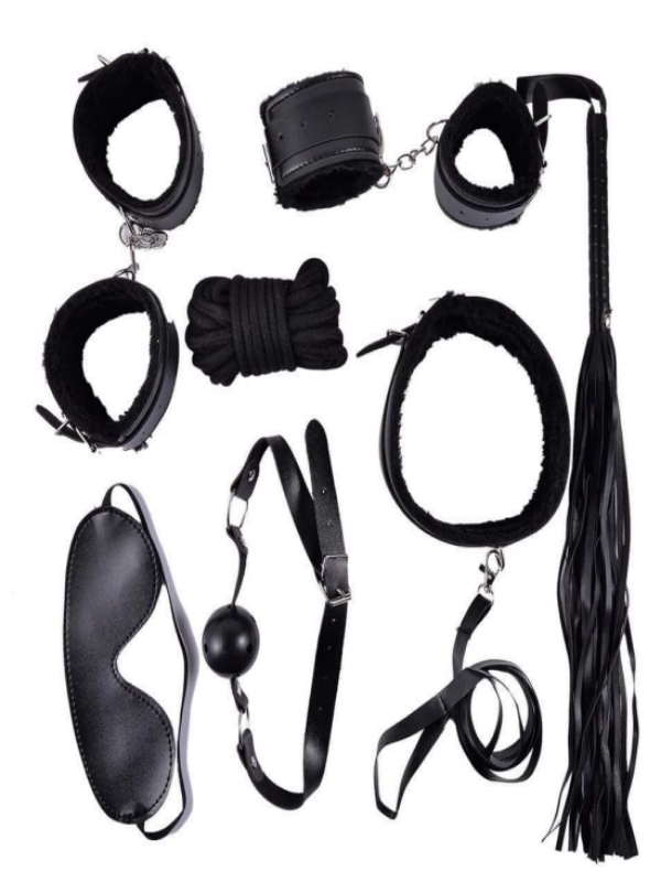 censan-7-parca-fetis-esaret-seti-siyah-594836-1 Censan 7 Parça Fetiş Esaret Seti Siyah - Görsel 1