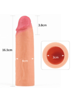 Censan Add 1.5 İnç Revolutionary Silicone Nature Extender Penis Kılıfı - Görsel 3
