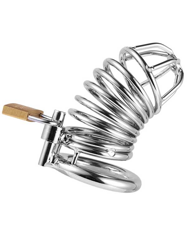 Censan BDSM Paslanmaz Çelik Penis Kafesi ModelNo3