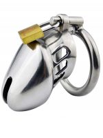 Censan BDSM Paslanmaz Çelik Penis Kafesi ModelNo5