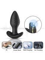 Censan Big Boat Anchor Swing – Telefon Kontrollü Titreşimli Anal Plug (Siyah) - Görsel 4